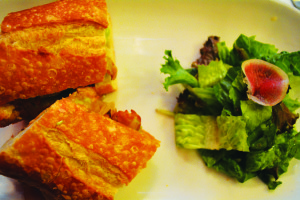 The Normandy chicken and mushroom sandwich.