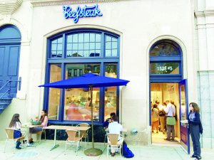 Beefsteak’s Dupont Circle location also has comfortable outdoor seating for people watching on a nice day.